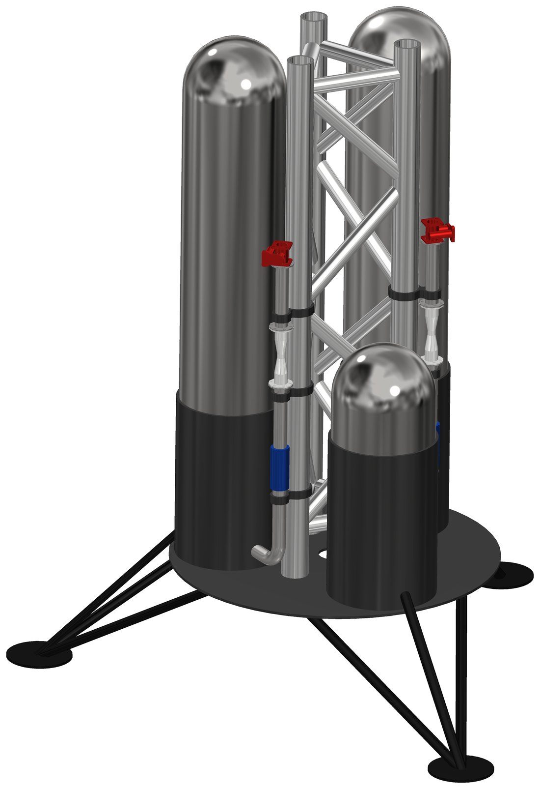 Early lander configuration CAD