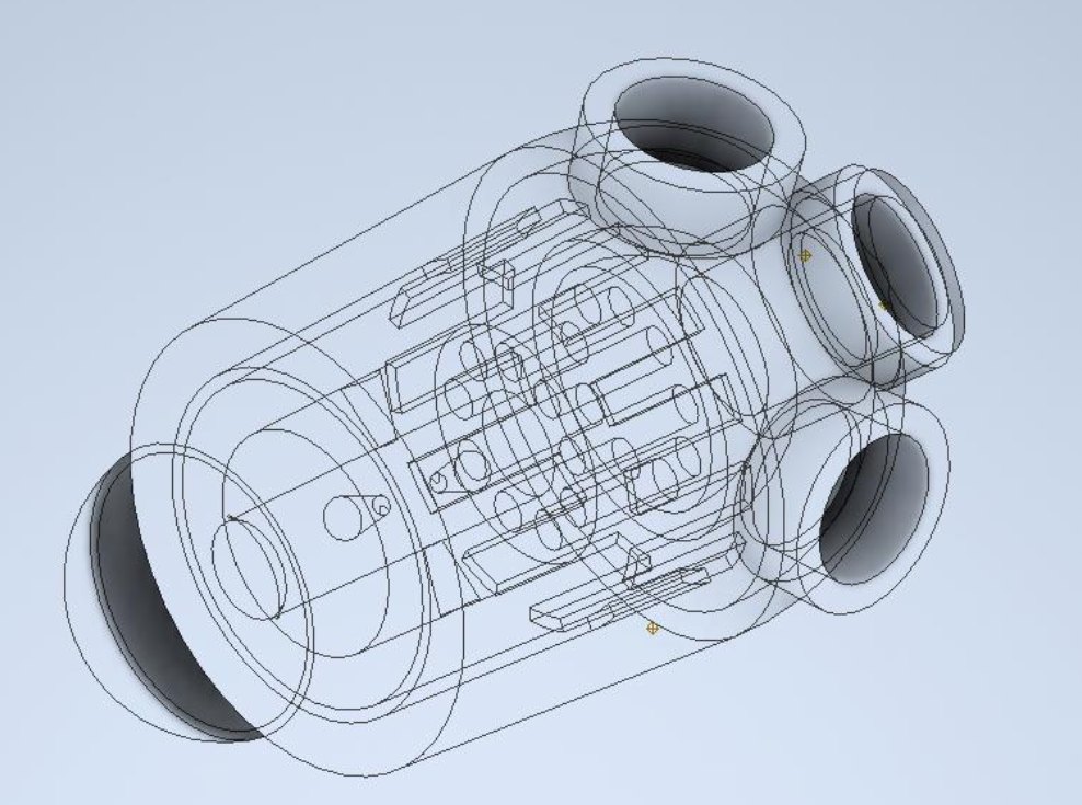 CAD of a pintle injector